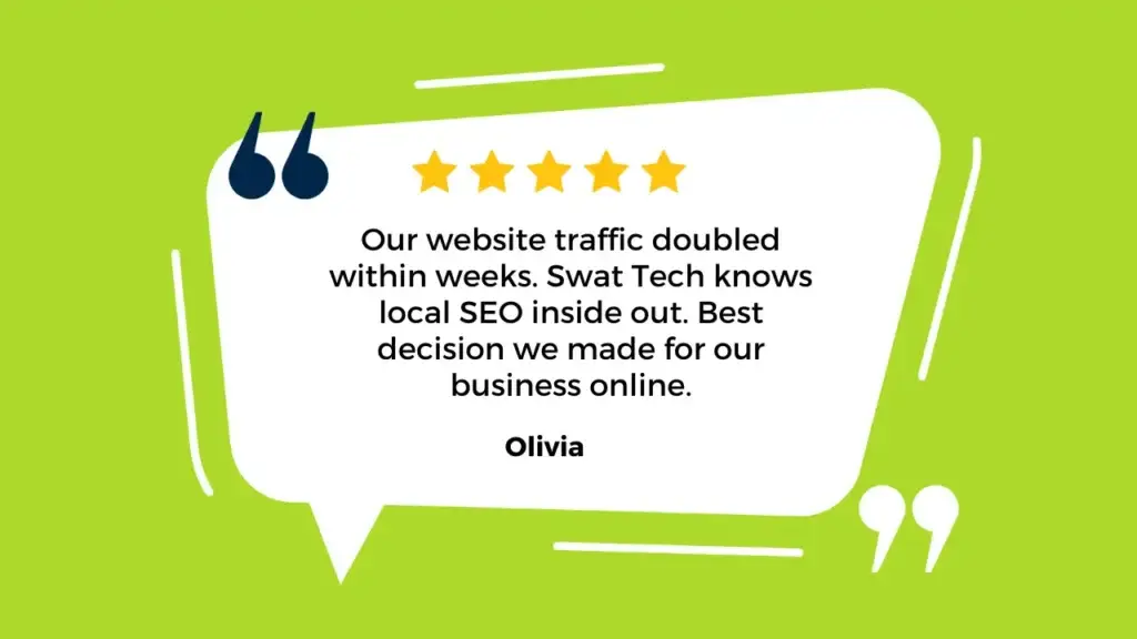 SEO Client Reviews for Swat Tech Marketing Agency 2