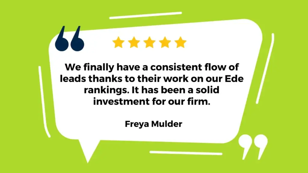 a Client Reviews for Swat Tech Marketing Agency for service as seo expert ede netherlands